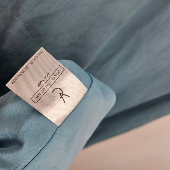 Veiled Collection Salma Abaya Dress Blue Muslim Sleeveless Zip Maxi NWT Size S - Picture 5 of 7